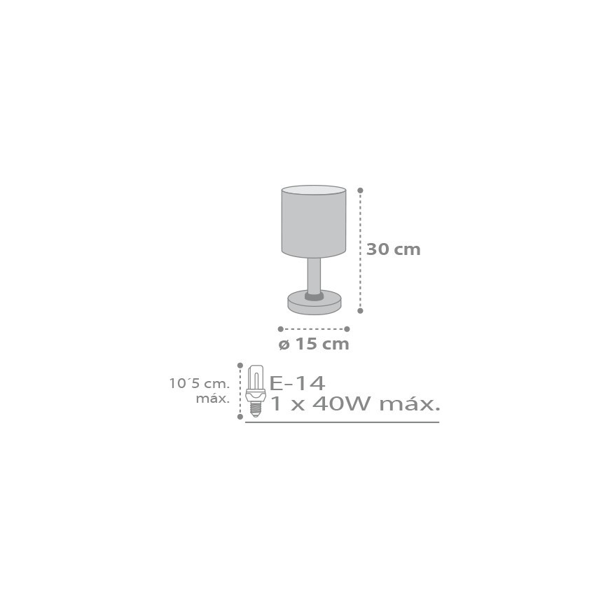 Dalber D-62011E - Детска лампа SWEET DREAMS 1xE14/40W/230V
