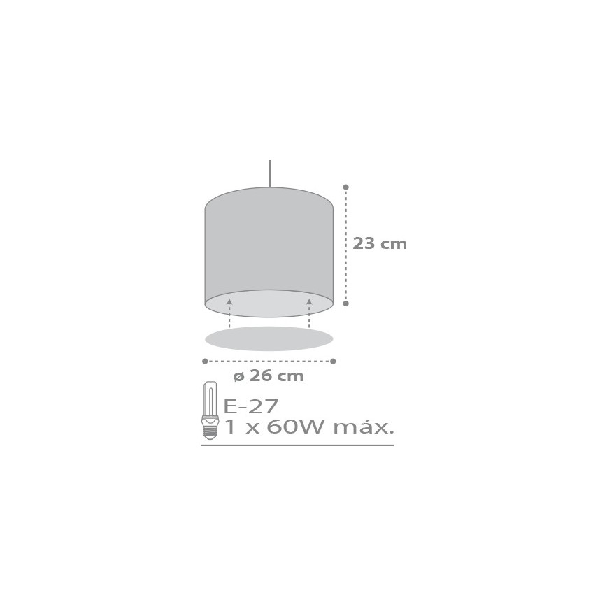 Dalber D-62012E - Детски Полилей SWEET DREAM 1xE27/60W/230V