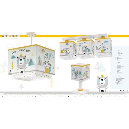 Dalber D-73241 - Детска лампа HELLO LITTLE 1xE14/40W/230V