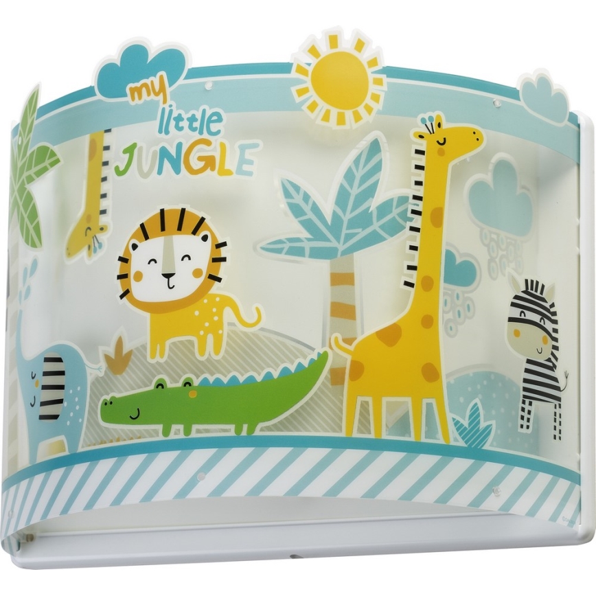Dalber D-76118 - Детскo Стенна лампа MY LITTLE JUNGLE 1xE27/15W/230V
