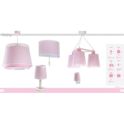 Dalber D-80222S - Детски Полилей VICHY 1xE27/60W/230V