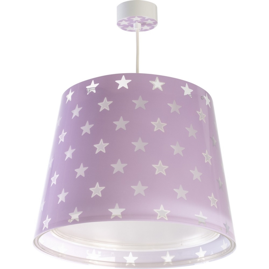 Dalber D-81212L - Детски Полилей висящ на кабел STARS 1xE27/60W/230V