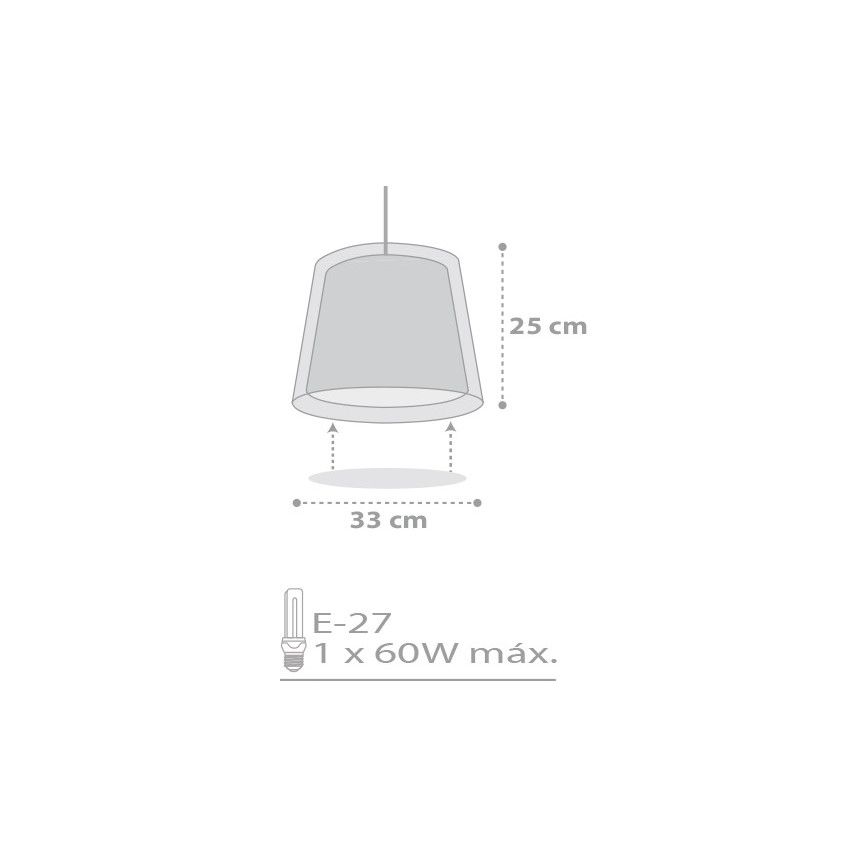 Dalber D-81212L - Детски Полилей висящ на кабел STARS 1xE27/60W/230V