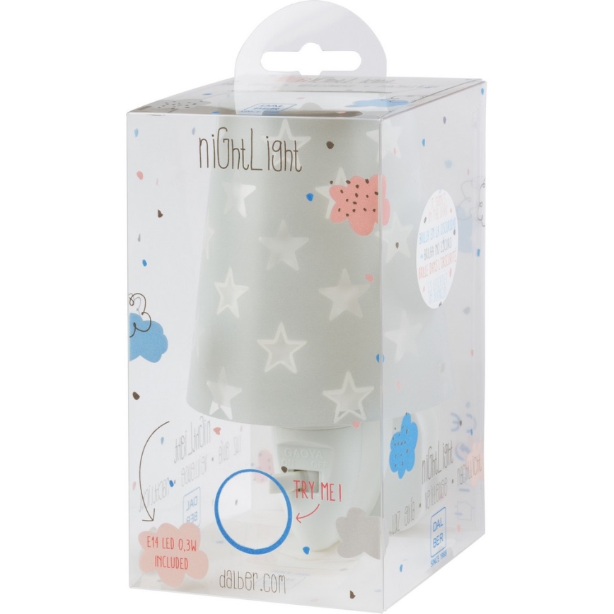 Dalber D-81215E - LED Нощно осветление STARS 1xE14/0,3W/230V