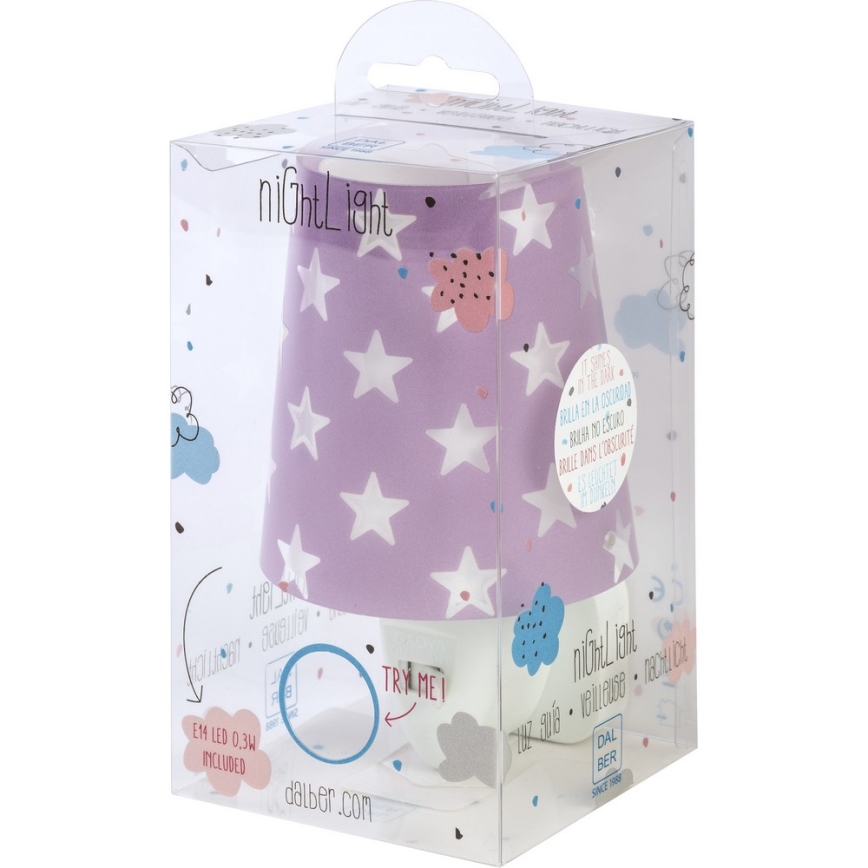 Dalber D-81215L - LED Нощно осветление STARS 1xE14/0,3W/230V