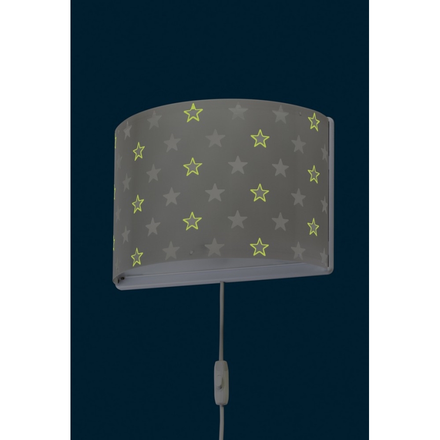 Dalber D-81218E - Детскo Стенна лампа STARS 1xE27/60W/230V