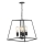 Där Lighting ACA8622 - Полилей на верига ACADEMY 4xE27/60W/230V черен