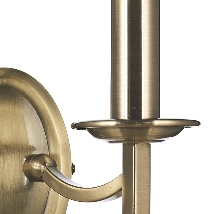 Där Lighting AMB0975 - Настенно осветително тяло AMBASSADOR 2xE14/40W/230V месинг