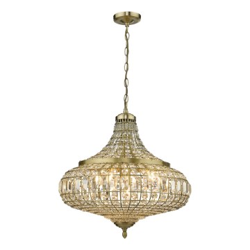Där Lighting ASM0675 - полилей на верига ASMARA 6xE14/40W/230V месинг