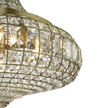 Där Lighting ASM0675 - полилей на верига ASMARA 6xE14/40W/230V месинг