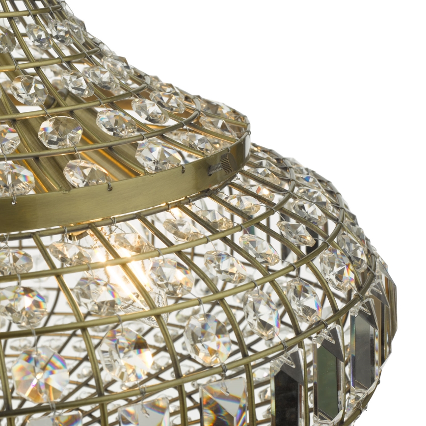 Där Lighting ASM0675 - полилей на верига ASMARA 6xE14/40W/230V месинг
