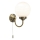 Där Lighting BAR0775 - Стенна лампа за баня BARCLAY 1xE14/40W/230V IP44 месинг