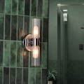 Där Lighting BOL0950 - Стенна лампа за баня BOLTON 2xG9/5W/230V IP44 лъскав хром
