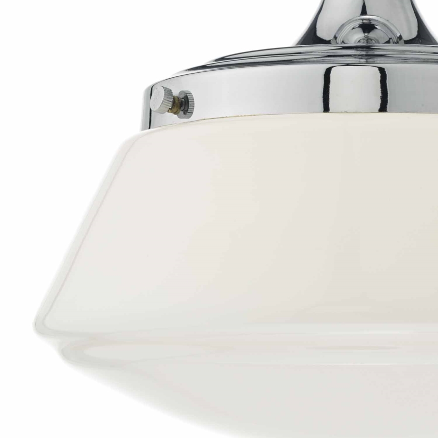 Där Lighting CAD0150 - Повърхностно монтиран полилей за баня CADEN 1xE27/60W/230V IP44, лъскав хром