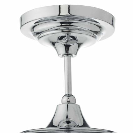 Där Lighting CAD0150 - Повърхностно монтиран полилей за баня CADEN 1xE27/60W/230V IP44, лъскав хром