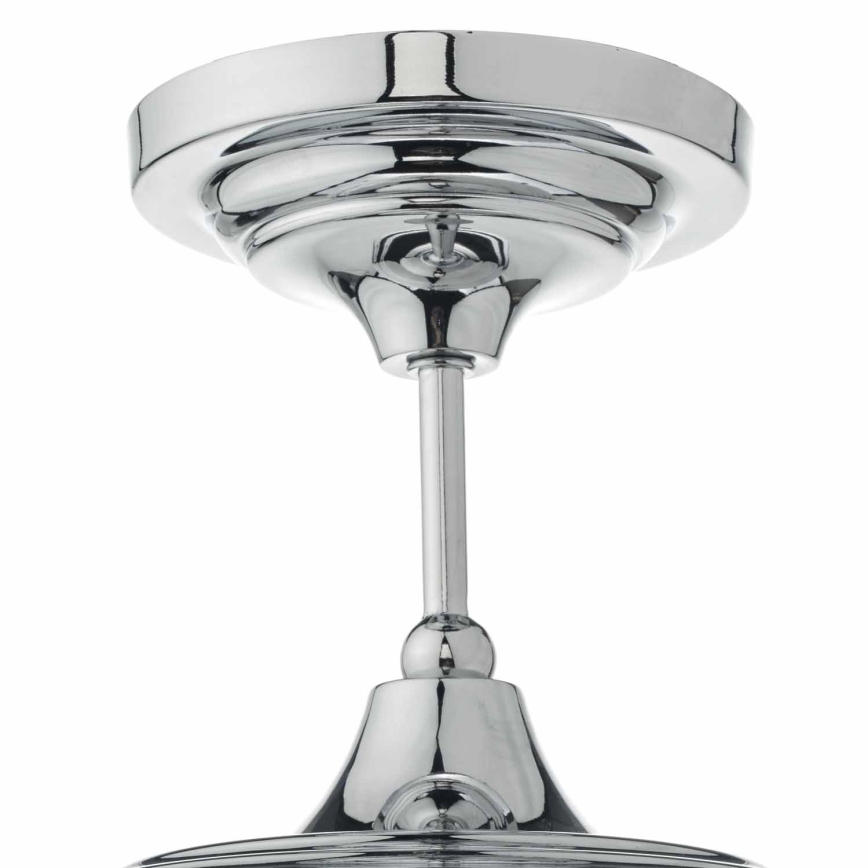 Där Lighting CAD0150 - Повърхностно монтиран полилей за баня CADEN 1xE27/60W/230V IP44, лъскав хром