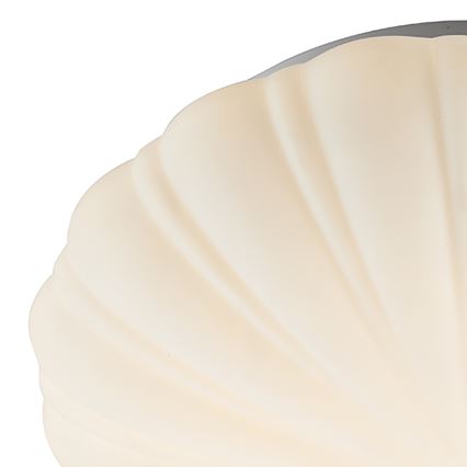 Där Lighting CAF502 - Таванно осветително тяло за баня CAFE 1xE27/60W/230V Ø 27 см IP44 бяло