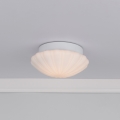Där Lighting CAF502 - Таванно осветително тяло за баня CAFE 1xE27/60W/230V Ø 27 см IP44 бяло