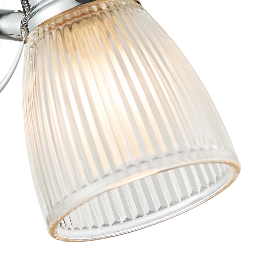 Där Lighting CED0738 - Стенен аплик за баня CEDRIC 1xG9/25W/230V IP44 лъскав хром