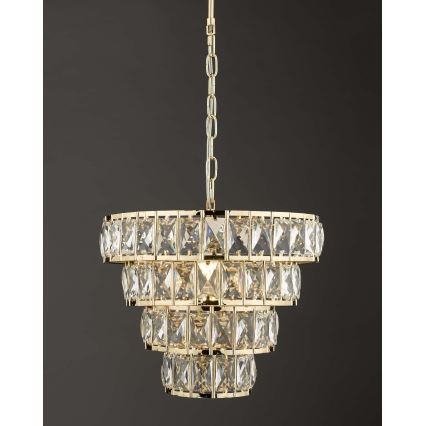 Där Lighting CER0135 - Полилей на верига CERYS 1xE27/60W/230V златист