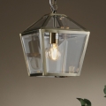 Där Lighting CHU0175 - Полилей на верига CHURCHILL 1xE27/60W/230V месинг