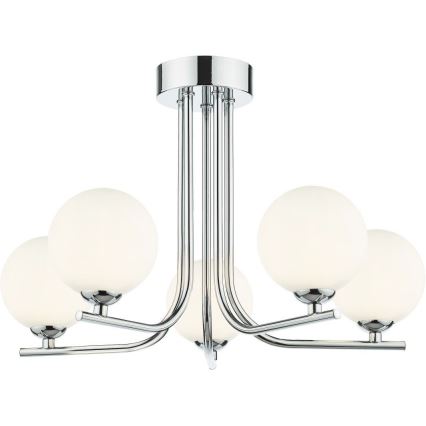 Där Lighting CRA5450-02 - Полилей на штанга CRADLE 5xG9/25W/230V лъскав хром