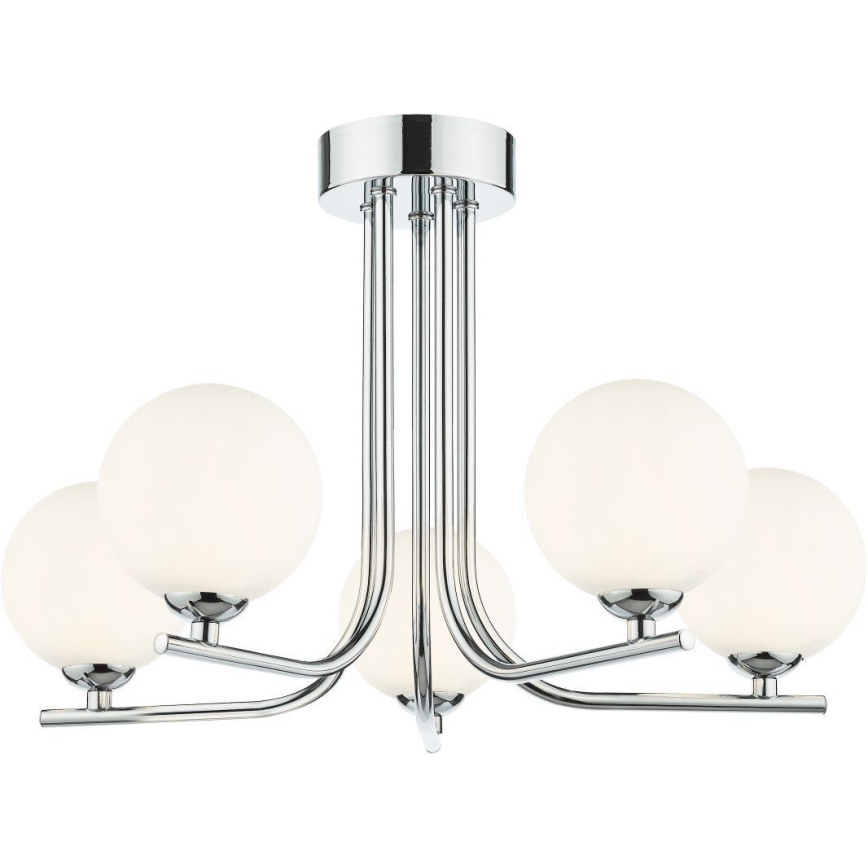 Där Lighting CRA5450-02 - Полилей на штанга CRADLE 5xG9/25W/230V лъскав хром