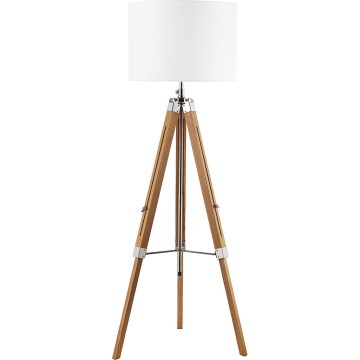 Där Lighting EAS4943 - Подова лампа EASEL 1xE27/60W/230V кафява