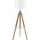 Där Lighting EAS4943 - Подова лампа EASEL 1xE27/60W/230V кафява