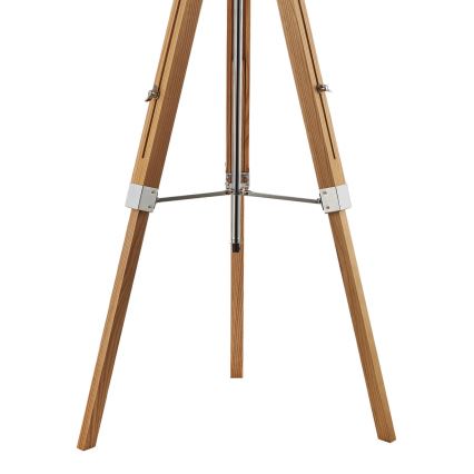 Där Lighting EAS4943 - Подова лампа EASEL 1xE27/60W/230V кафява
