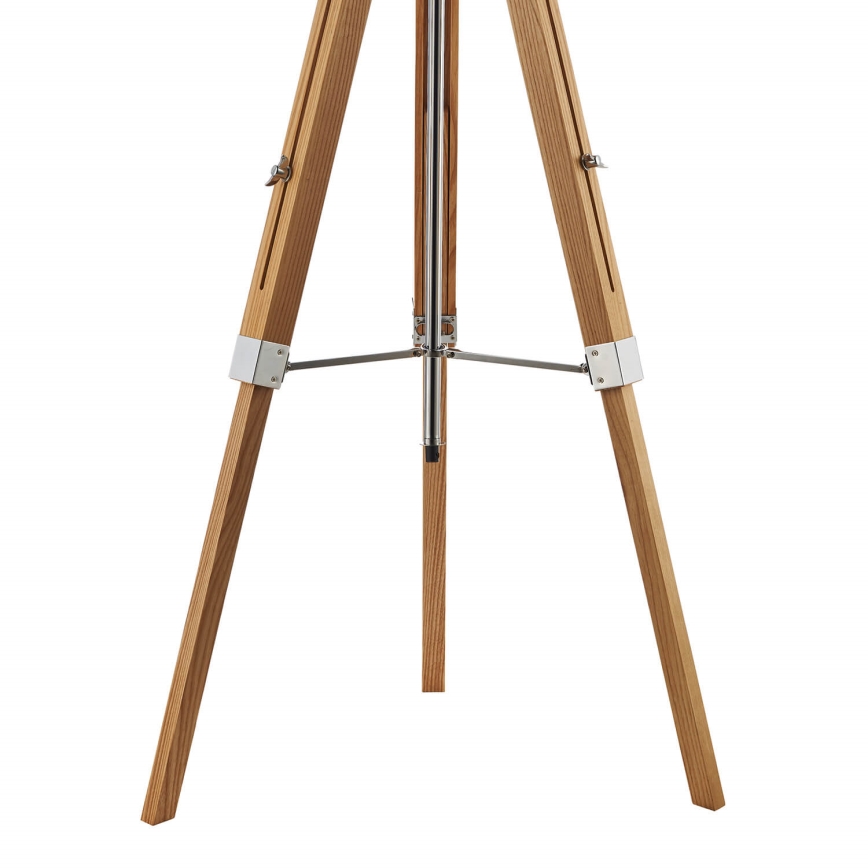 Där Lighting EAS4943 - Подова лампа EASEL 1xE27/60W/230V кафява