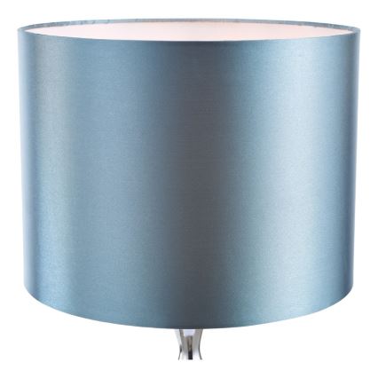 Där Lighting ELS4223 - Настолна лампа ELSA 1xE27/40W/230V синя/лъскав хром
