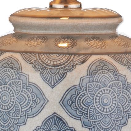 Där Lighting ELY4223 - Настолна лампа ELY 1xE27/60W/230V синя