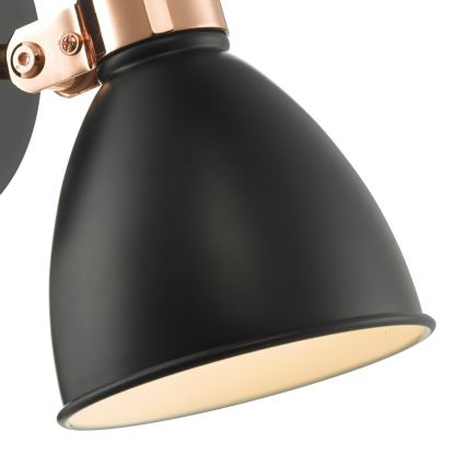 Där Lighting FRE0722 - Настенно насочващо осветително тяло FREDERICK 1xE14/40W/230V черно