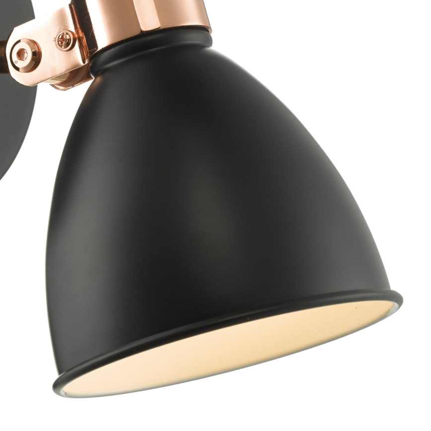 Där Lighting FRE0722 - Настенно насочващо осветително тяло FREDERICK 1xE14/40W/230V черно