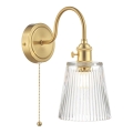 Där Lighting HAD0740-05 - Стенна лампа HADANO 1xE14/40W/230V златна
