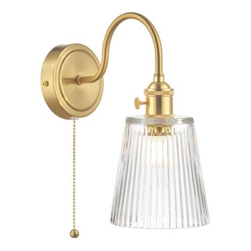 Där Lighting HAD0740-05 - Стенна лампа HADANO 1xE14/40W/230V златна