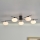 Där Lighting JAS5422 - Плафонен полилей JASPER 5xG9/25W/230V черен