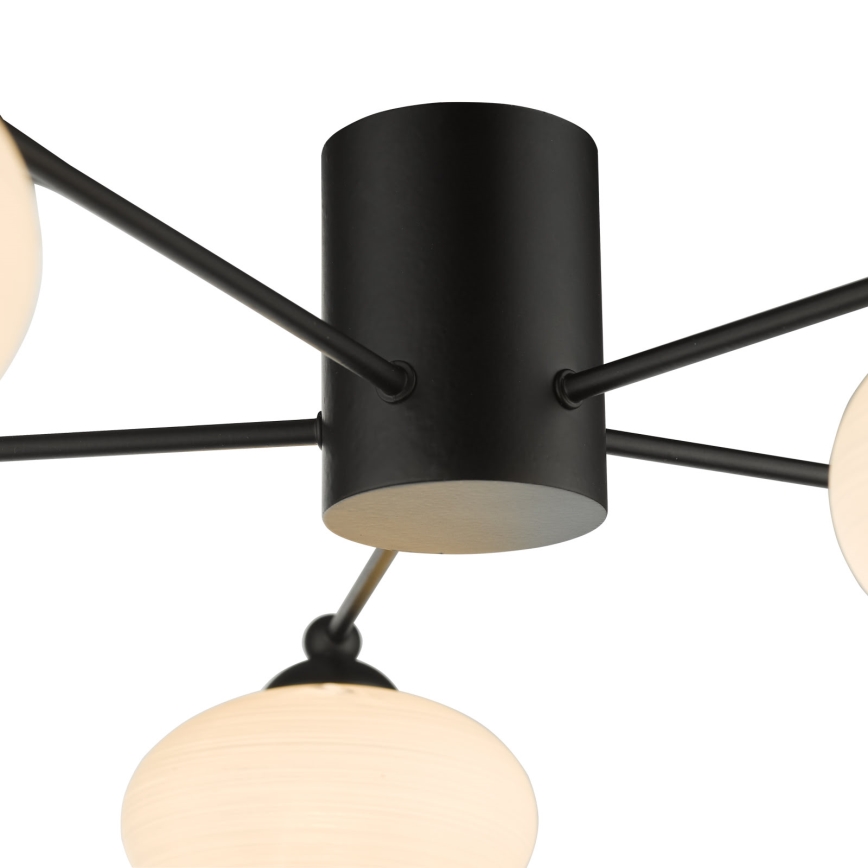 Där Lighting JAS5422 - Плафонен полилей JASPER 5xG9/25W/230V черен
