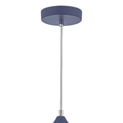 Där Lighting KAE0123 - Висяща лампа на кабел KAELAN 1xE27/60W/230V синя