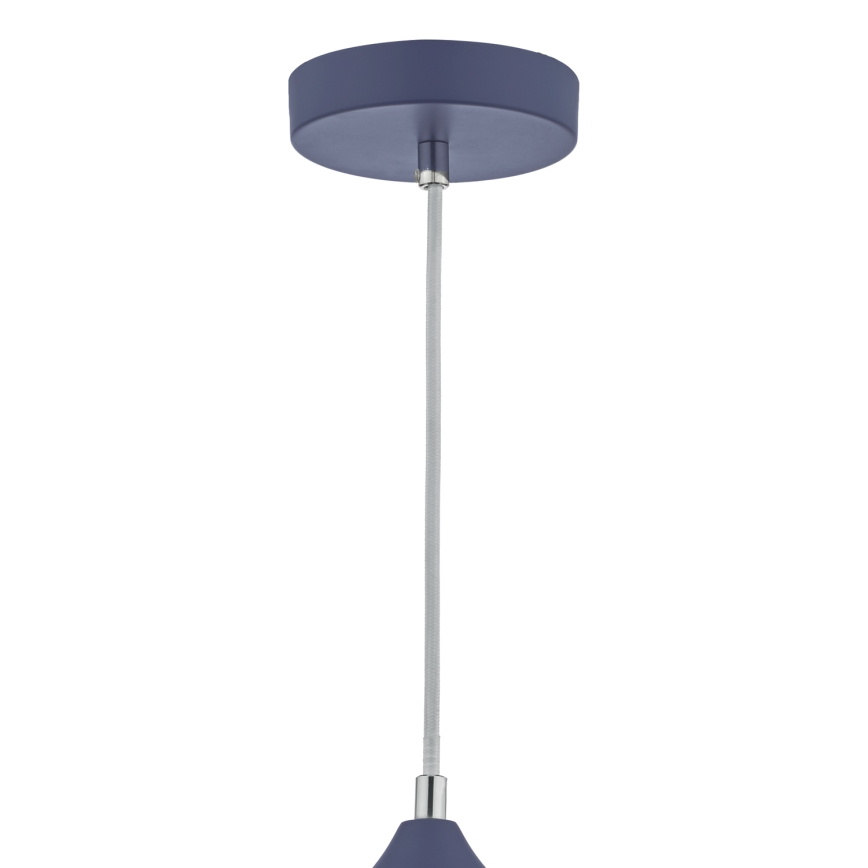 Där Lighting KAE0123 - Висяща лампа на кабел KAELAN 1xE27/60W/230V синя