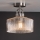 Där Lighting LEN4846 - Повърхностно монтиран полилей LENKA 1xE27/60W/230V матов хром