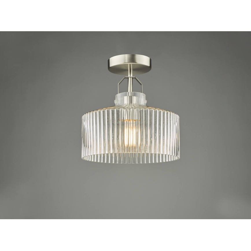 Där Lighting LEN4846 - Повърхностно монтиран полилей LENKA 1xE27/60W/230V матов хром