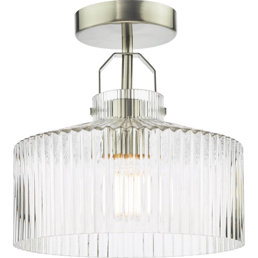 Där Lighting LEN4846 - Повърхностно монтиран полилей LENKA 1xE27/60W/230V матов хром