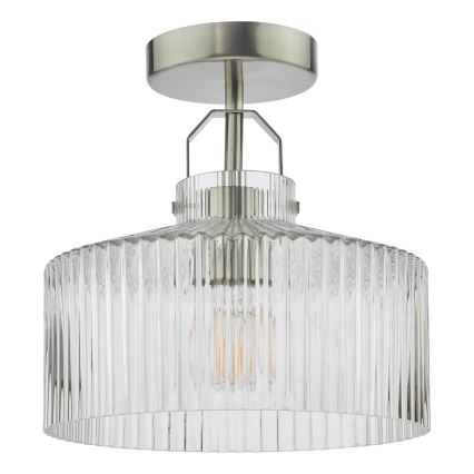 Där Lighting LEN4846 - Повърхностно монтиран полилей LENKA 1xE27/60W/230V матов хром