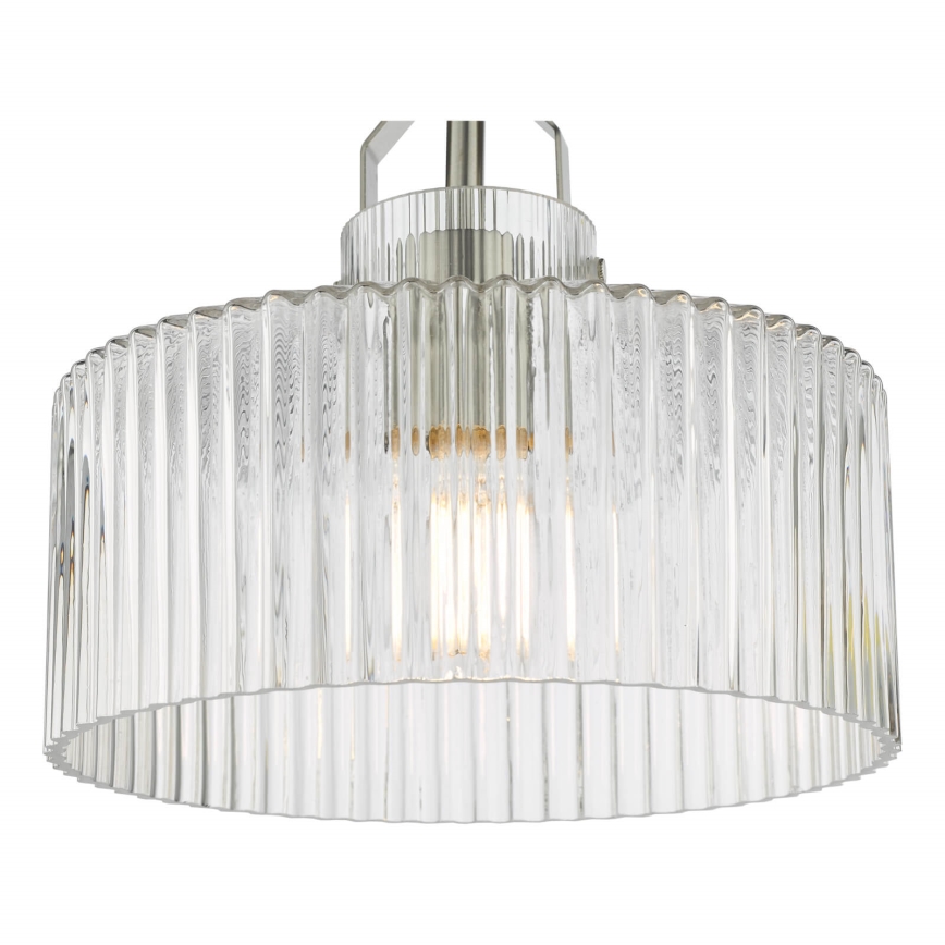 Där Lighting LEN4846 - Повърхностно монтиран полилей LENKA 1xE27/60W/230V матов хром