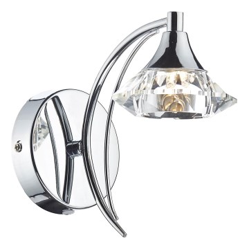 Där Lighting LUT0750 - Настенна лампа LUTHER 1xG9/40W/230V лъскав хром