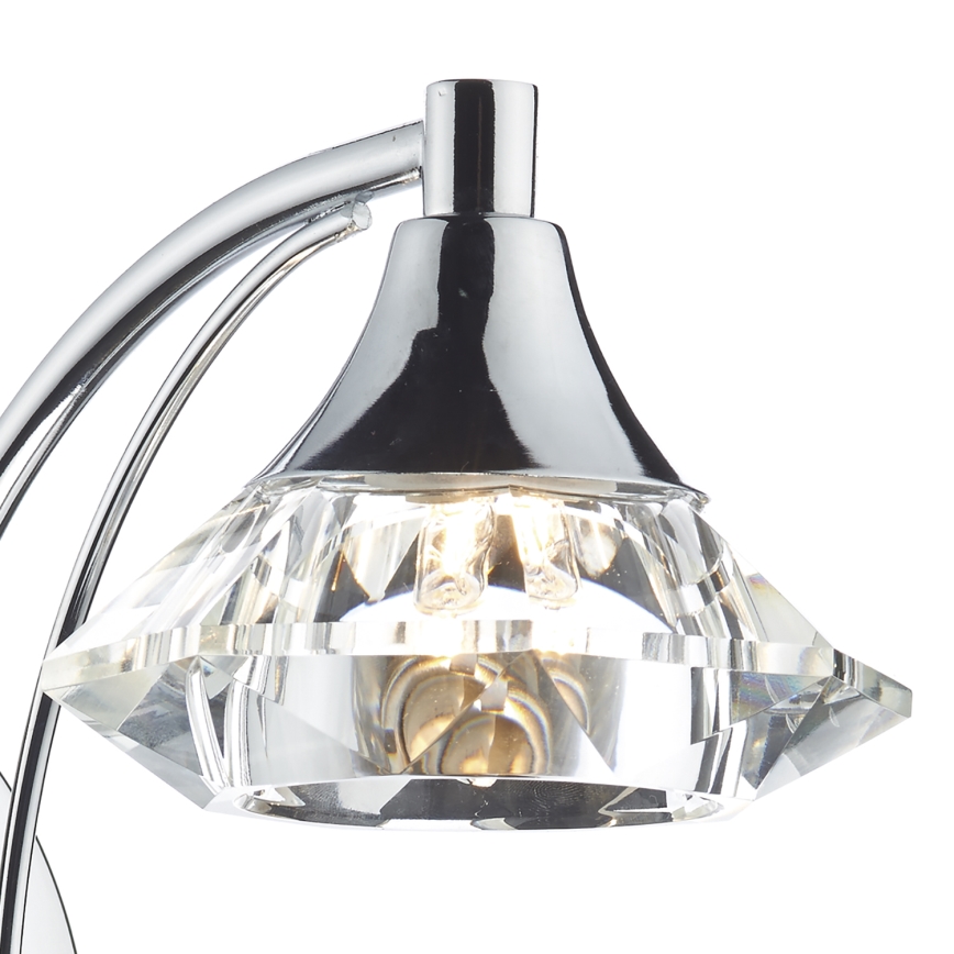 Där Lighting LUT0750 - Настенна лампа LUTHER 1xG9/40W/230V лъскав хром