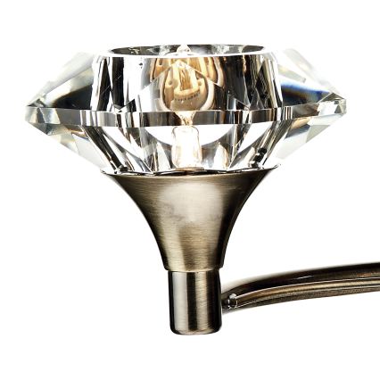 Där Lighting LUT0975 - Настенна лампа LUTHER 2xG9/40W/230V, месинг