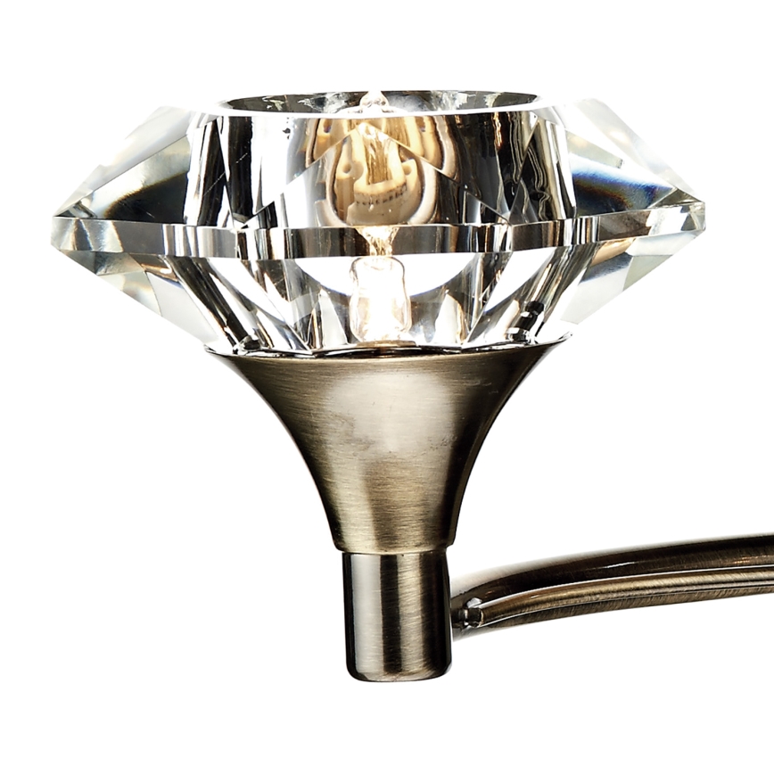Där Lighting LUT0975 - Настенна лампа LUTHER 2xG9/40W/230V, месинг